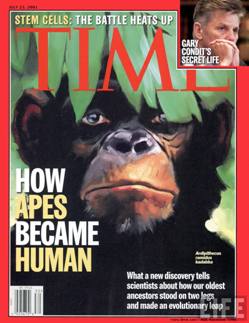 Ardipithecus makes the cover