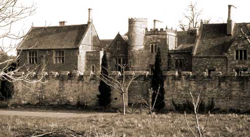 Sutton Court, residence of John Strachey, F.R.S., viewed from the south. Detail from Bonner’s engraving in Collinson’s Somerset, 1791. Photograph by courtesy of the Society of Antiquaries of London.