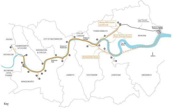 thames tideway route